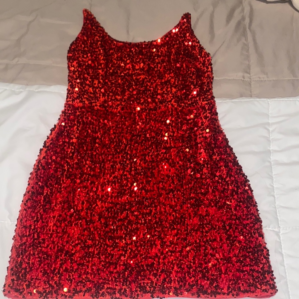 Red dress